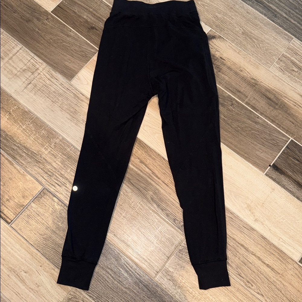 Lululemon old school lightweight black joggers!! 2 - Picture 3 of 5